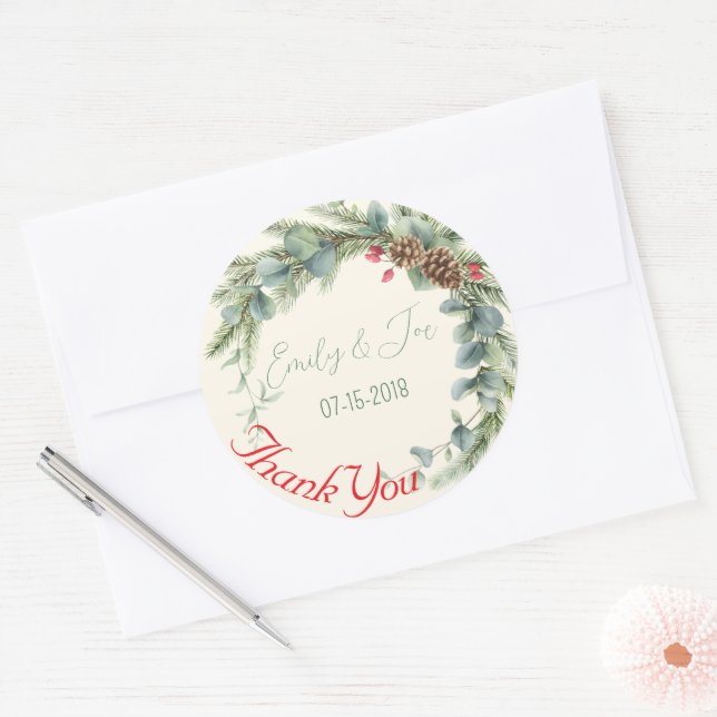 pegatinas personalizados bodas (Sobre)