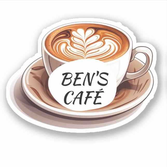 Pegatinas personalizados Copa y logo de la Beans (Anverso)
