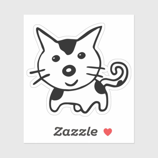 PEGATINAS Personalizados CUTE KITTY CAT (Hoja)