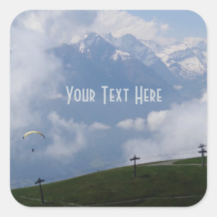 Pegatinas personalizados de Alpes de Austria