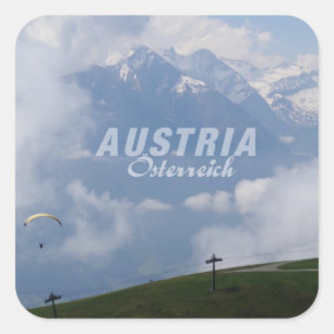 Pegatinas personalizados de Alpes de Austria