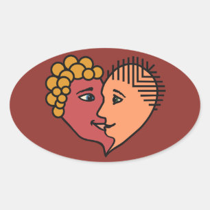 Pegatinas personalizados de Amantes Resumen