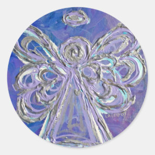 Pegatinas Personalizados de arte Guardian Purple A