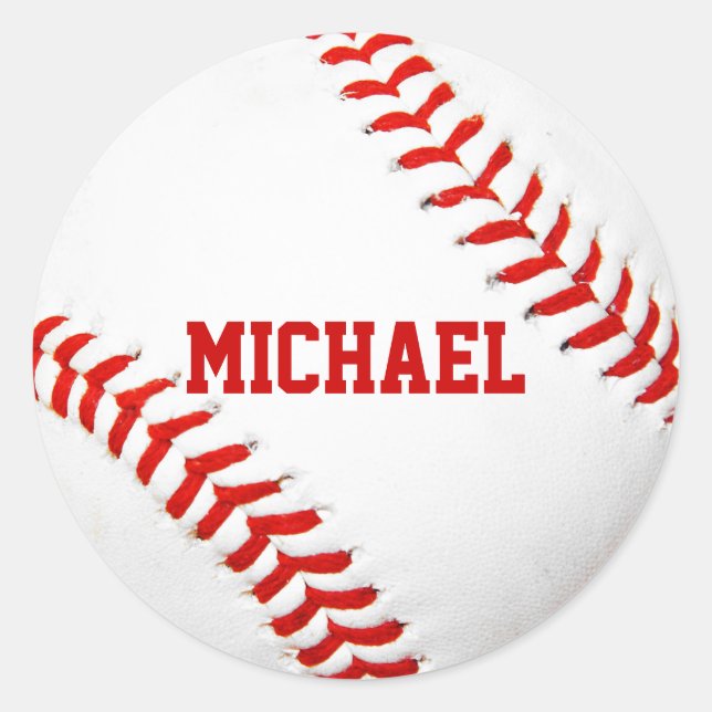 Pegatinas Personalizados de béisbol (Anverso)