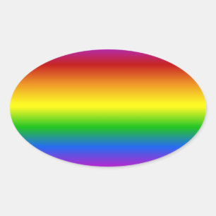 Pegatinas personalizados de colores arcoiris