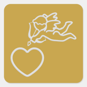 Pegatinas personalizados de Cupid Strikes