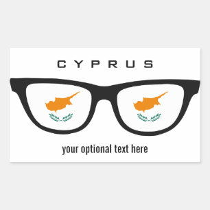 Pegatinas personalizados de Cyprus Shades