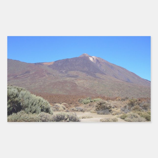 Pegatinas personalizados de El Teide (Anverso)