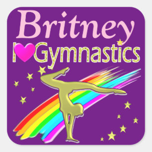 Pegatinas PERSONALIZADOS DE GIMNASTICS DE AMOR PUR