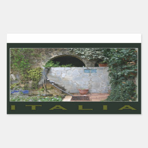 Pegatinas personalizados de Italia romántica