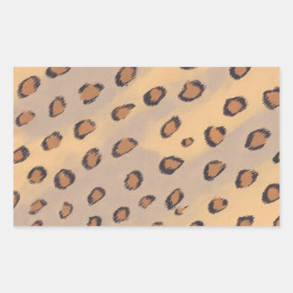 Pegatinas Personalizados de Leopard Spots Painting
