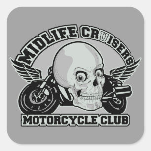 Pegatinas personalizados de Midlife Cruisers MC