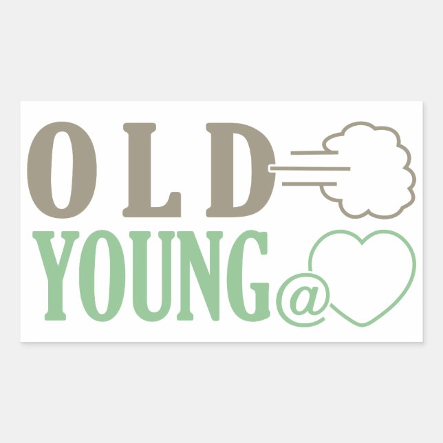 Pegatinas personalizados de Old Fart (Anverso)