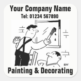 Pegatinas Personalizados de servicios de pintura y