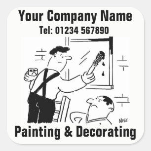 Pegatinas Personalizados de servicios de pintura y