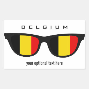 Pegatinas personalizados de Shades de Bélgica
