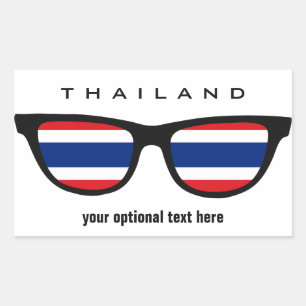 Pegatinas personalizados de Thai Shades