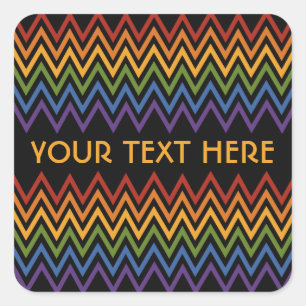 Pegatinas personalizados del patrón Chevron Arcoir