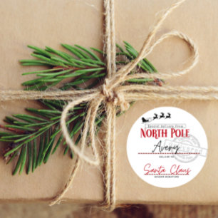 Pegatinas personalizados del Polo Norte