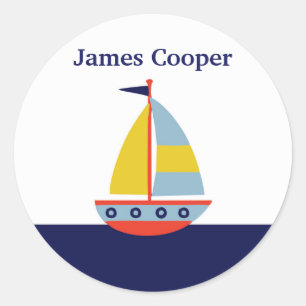 Pegatinas personalizados del velero