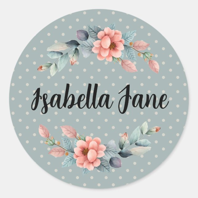 Pegatinas personalizados en la princesa de los ven (Anverso)