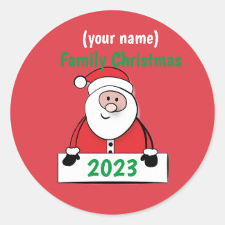 Pegatinas - Personalizados Navidades de familia (a