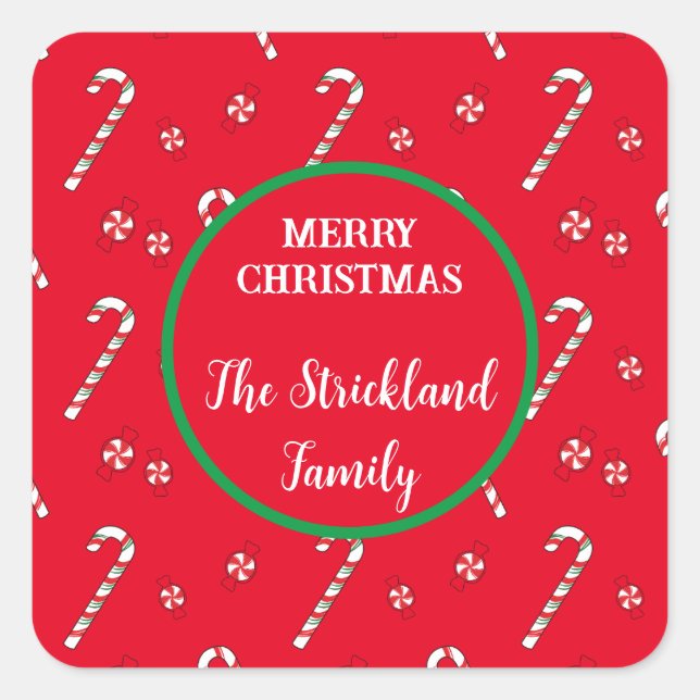 Pegatinas personalizados para Navidades (Anverso)