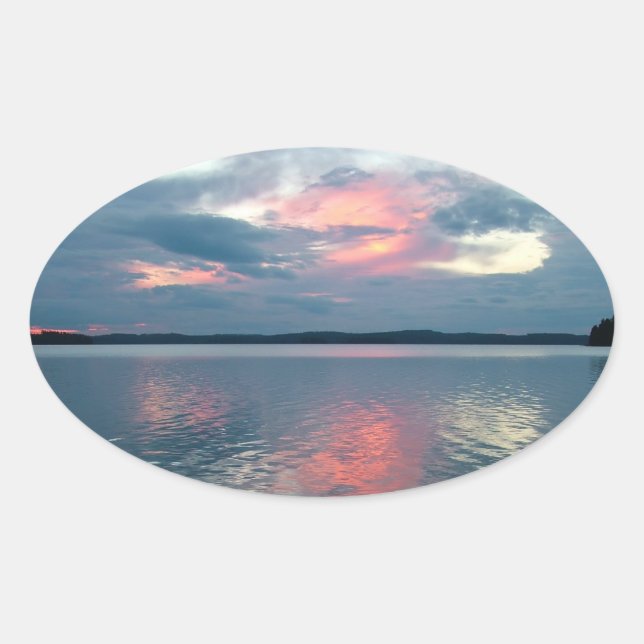 Pegatinas personalizados Pastel Sunset (Anverso)