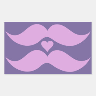 Pegatinas personalizados Pink Mustaches