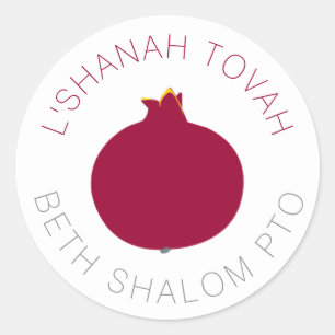 Pegatinas Personalizados rojos granados