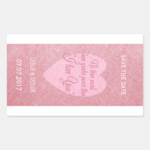 pegatinas personalizados "TE AMO"