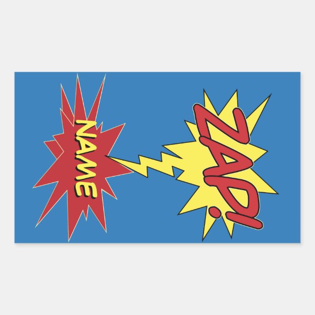 Pegatinas personalizados ZAP (Anverso)