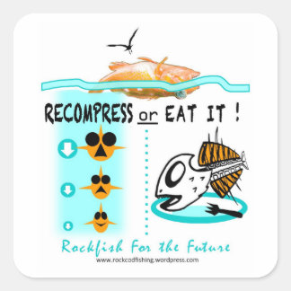 Pegatinas pesqueros De Rocas, Recompréstilo O Comé