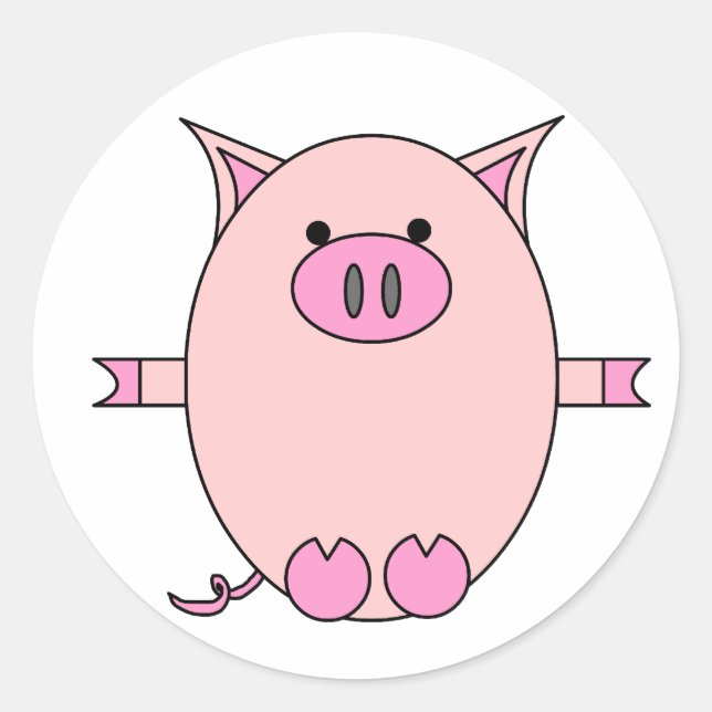 Pegatinas Piggy Power (Anverso)