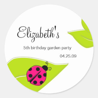 Pegatinas Pink Ladybug Favorito