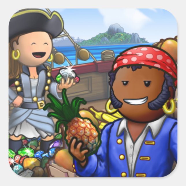 Pegatinas piratas (Anverso)