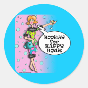 Pegatinas - Polka Dot Martini Diva