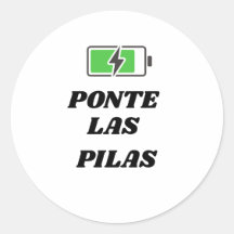 Pegatinas PONTE LAS PILAS
