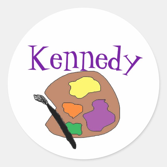 Pegatinas por el nombre Kennedy (Anverso)