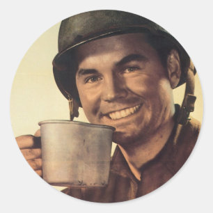 Pegatinas Posters de guerra de época - Poster famo