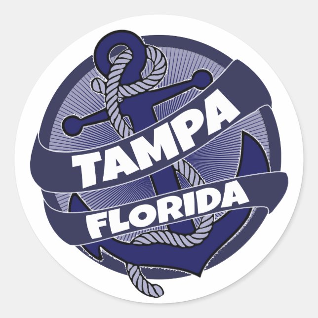 Pegatinas presentadores de Tampa Florida (Anverso)