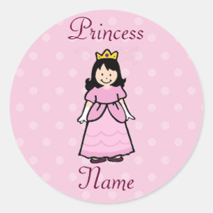 Pegatinas Princesas de Dark Brunette