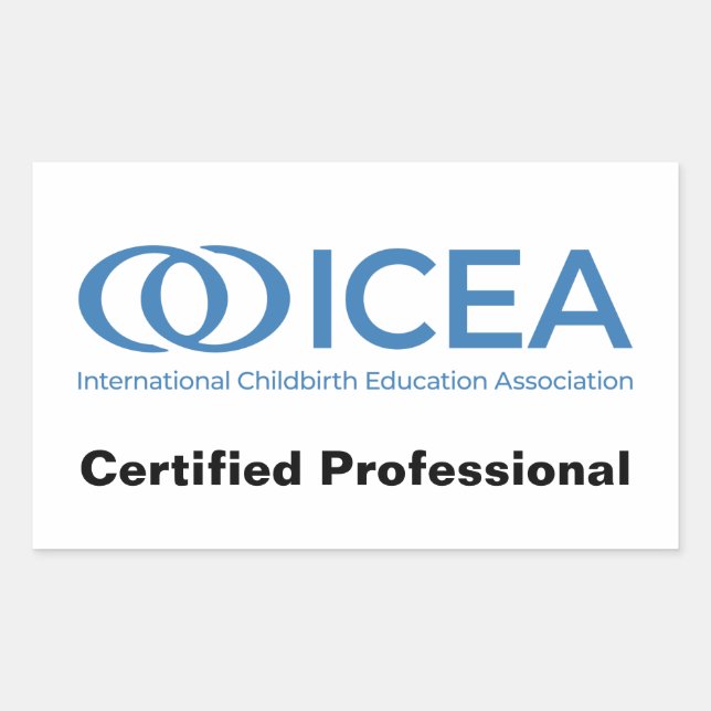 PEGATINAS profesionales certificados por ICEA (Anverso)