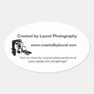 Pegatinas promocionales de fotografía