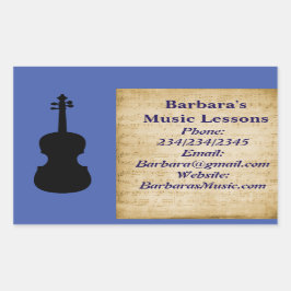 Pegatinas promocionales de Piano de Música o Lecci