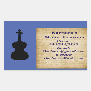 Pegatinas promocionales de Piano de Música o Lecci