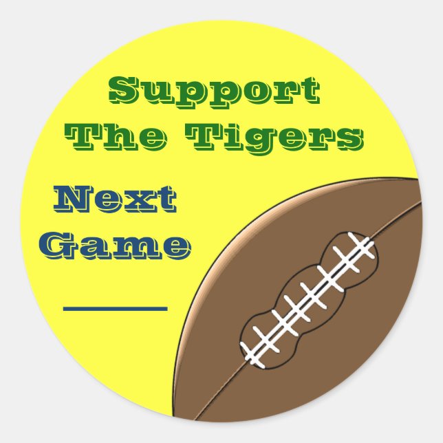 Pegatinas promocionales del equipo de fútbol (Anverso)