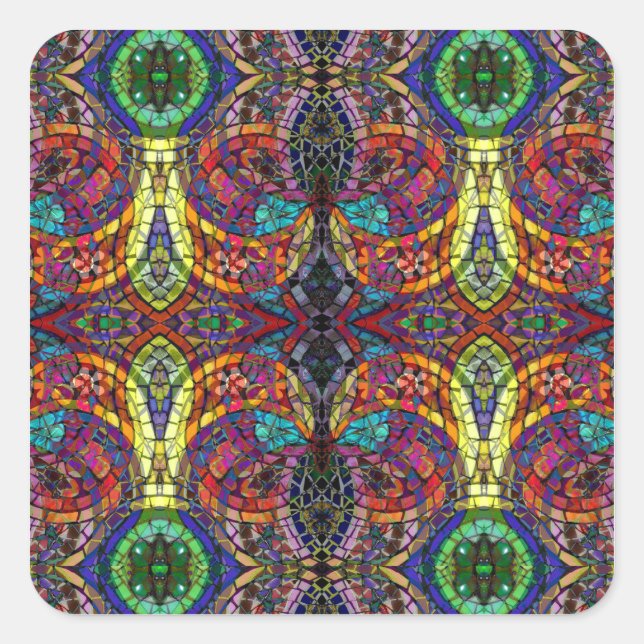 Pegatinas psicodélicos (Anverso)