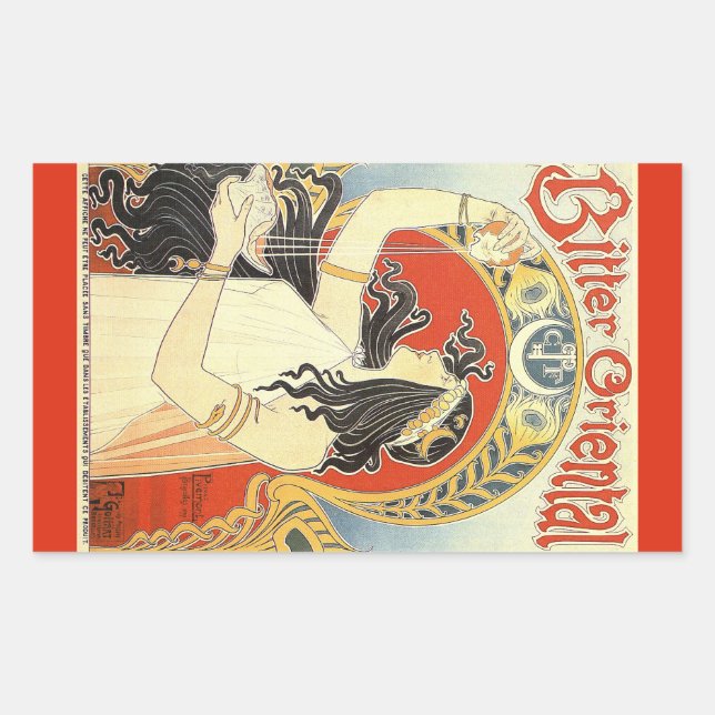 pegatinas publicitarios "orientales amargos" (Anverso)