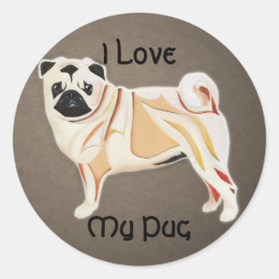 Pegatinas Pug